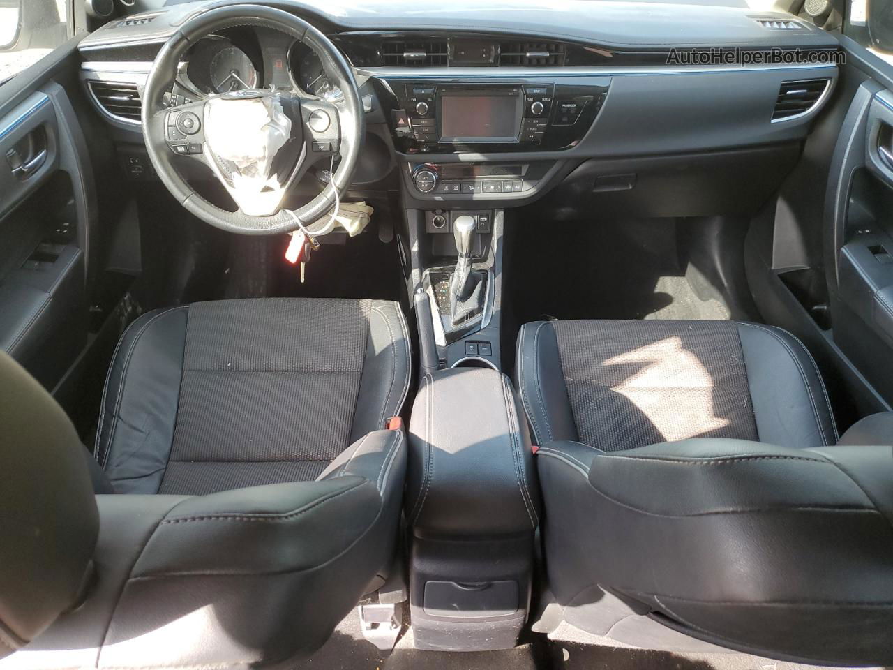 2014 Toyota Corolla L Белый vin: 2T1BURHE6EC098739