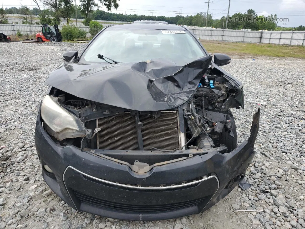 2014 Toyota Corolla L Black vin: 2T1BURHE6EC115460