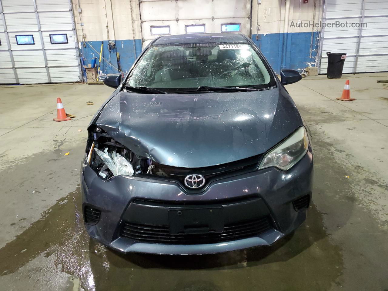 2014 Toyota Corolla L Серый vin: 2T1BURHE6EC153786