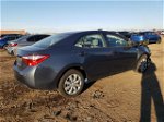 2014 Toyota Corolla L Blue vin: 2T1BURHE6EC175237