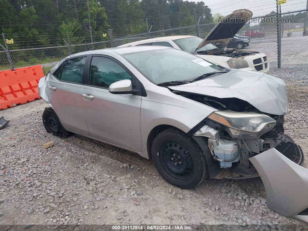 2014 Toyota Corolla Le Gray vin: 2T1BURHE6EC228146