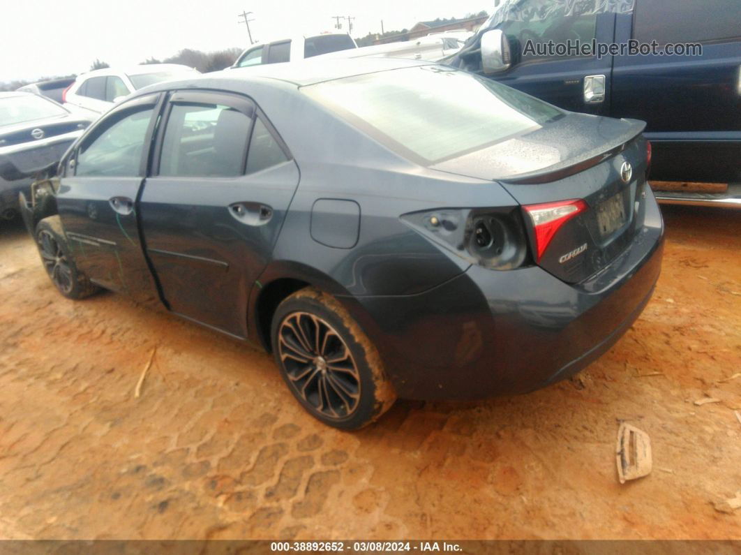 2015 Toyota Corolla S Plus Blue vin: 2T1BURHE6FC253050