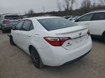 2015 Toyota Corolla L White vin: 2T1BURHE6FC267885