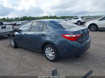 2015 Toyota Corolla L Blue vin: 2T1BURHE6FC277803