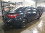 2015 Toyota Corolla L Black vin: 2T1BURHE6FC291197