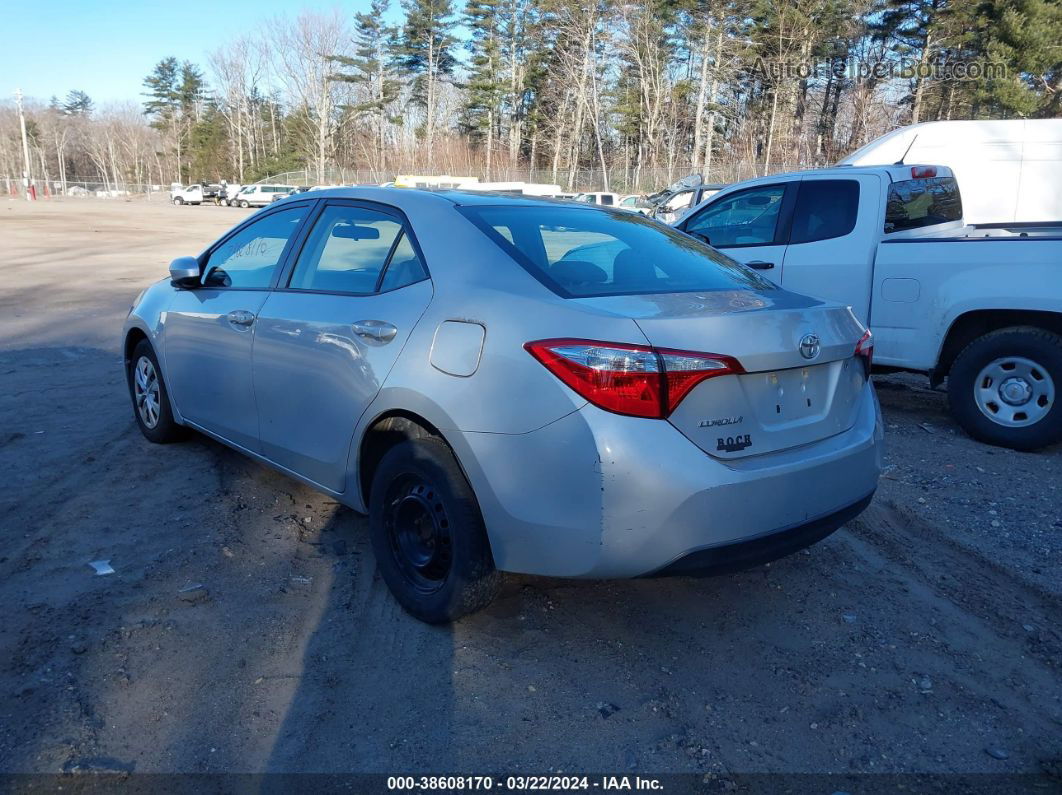 2015 Toyota Corolla L Gray vin: 2T1BURHE6FC313005