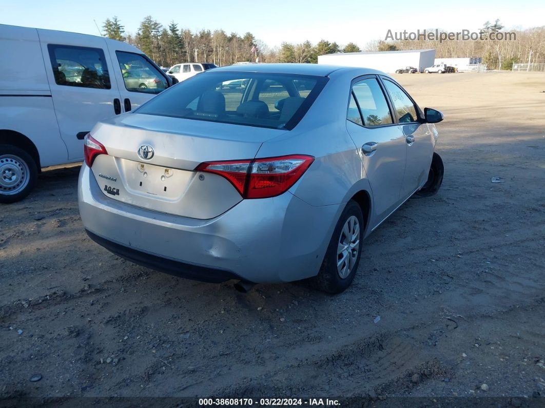 2015 Toyota Corolla L Gray vin: 2T1BURHE6FC313005