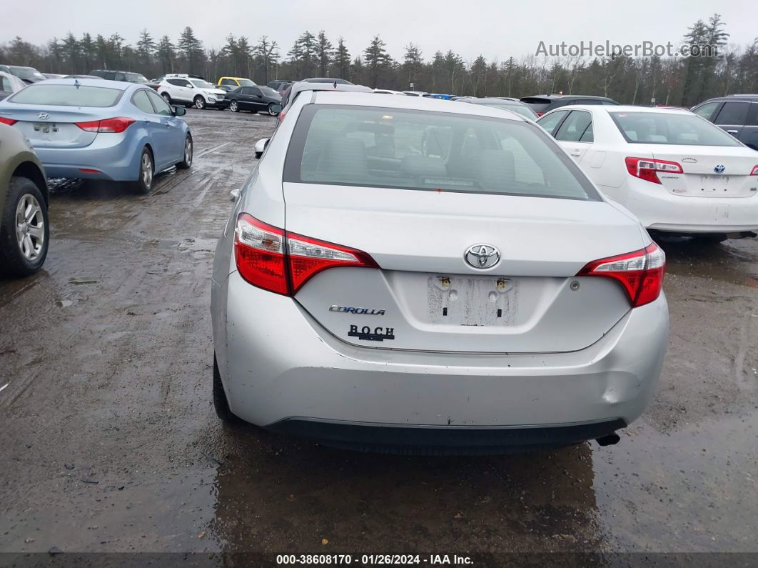 2015 Toyota Corolla L Gray vin: 2T1BURHE6FC313005