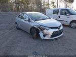 2015 Toyota Corolla L Gray vin: 2T1BURHE6FC313005