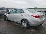 2015 Toyota Corolla L Silver vin: 2T1BURHE6FC320794