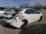 2015 Toyota Corolla L White vin: 2T1BURHE6FC332136