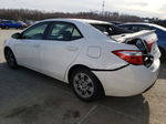 2015 Toyota Corolla L White vin: 2T1BURHE6FC332136