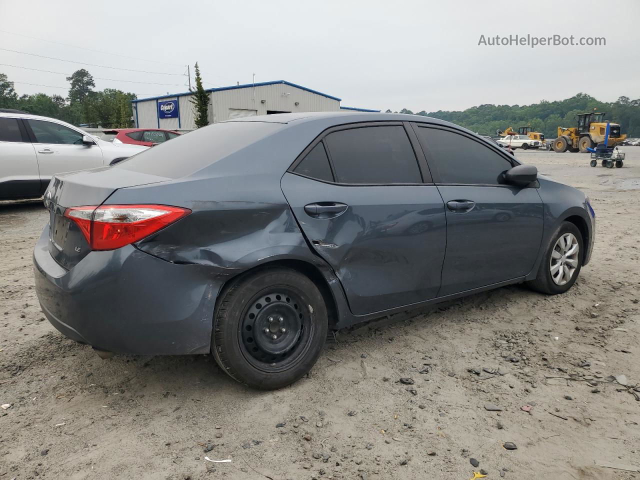 2015 Toyota Corolla L Charcoal vin: 2T1BURHE6FC355478