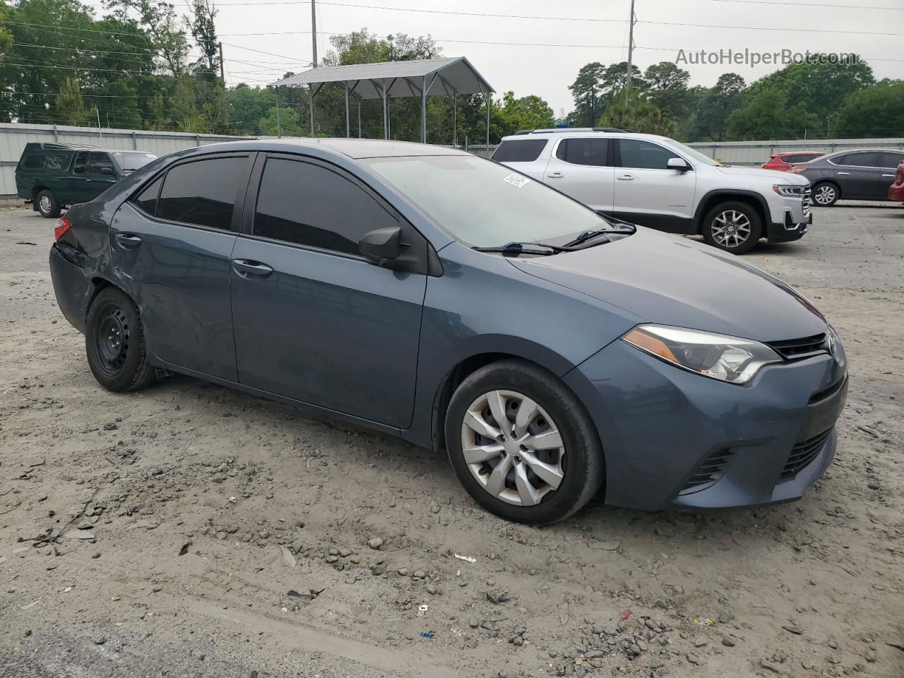 2015 Toyota Corolla L Charcoal vin: 2T1BURHE6FC355478