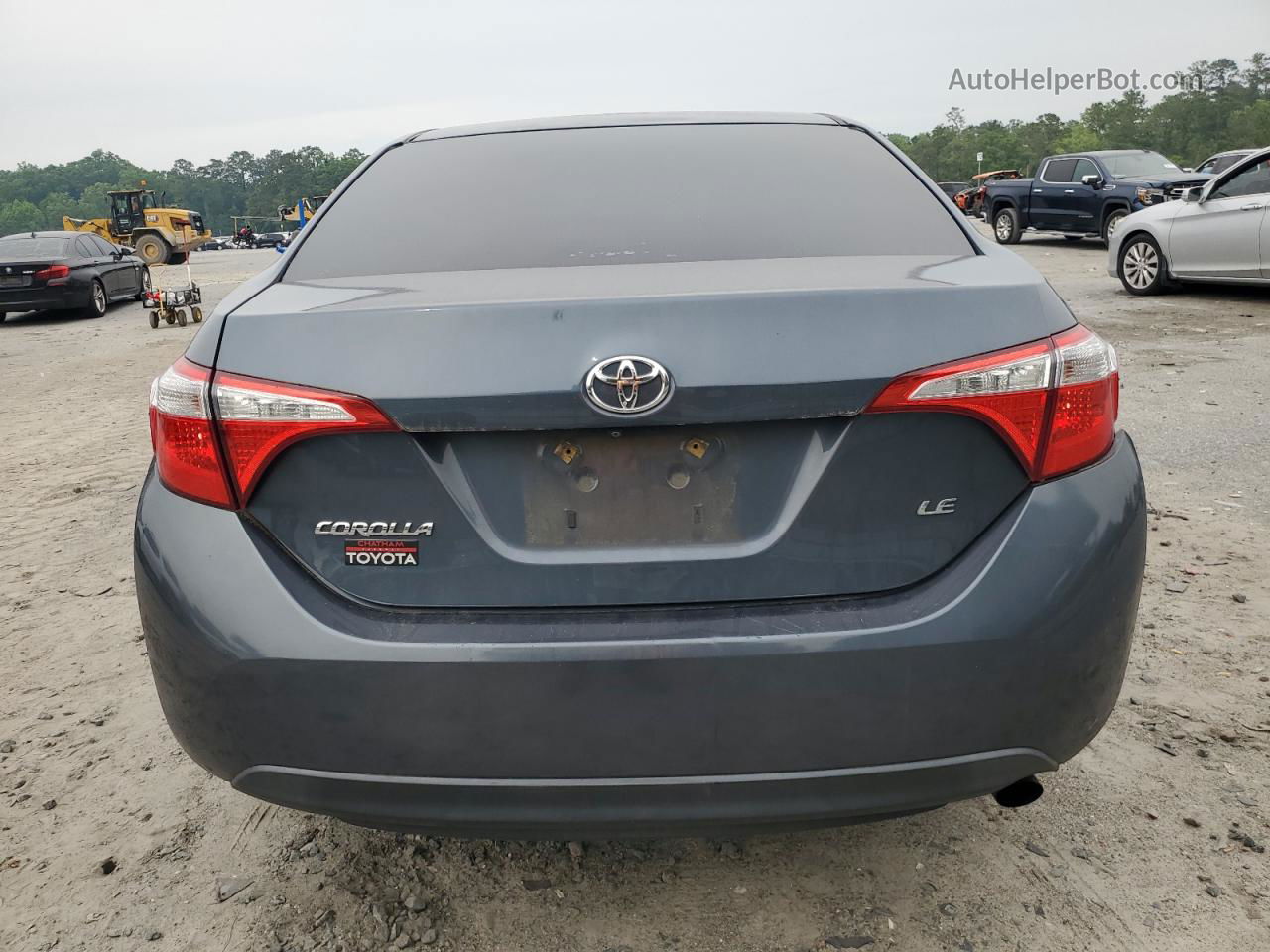 2015 Toyota Corolla L Charcoal vin: 2T1BURHE6FC355478