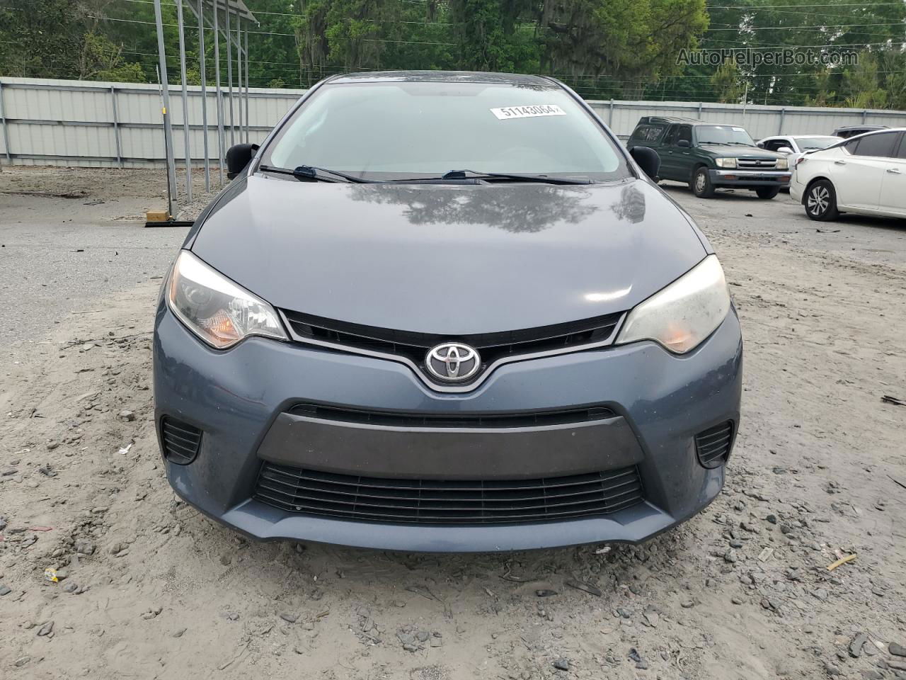 2015 Toyota Corolla L Charcoal vin: 2T1BURHE6FC355478