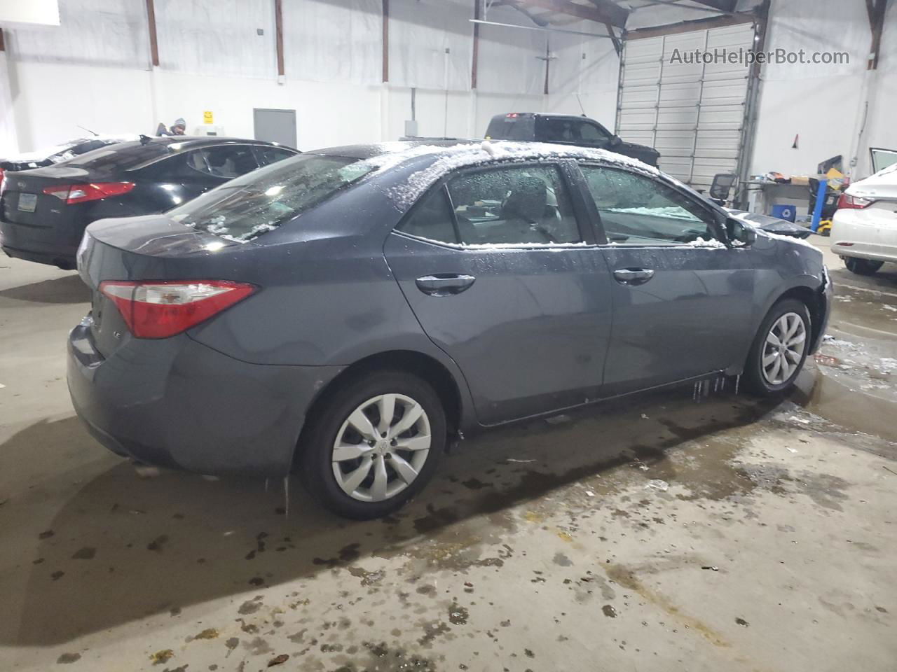 2015 Toyota Corolla L Charcoal vin: 2T1BURHE6FC364990