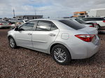 2015 Toyota Corolla L Silver vin: 2T1BURHE6FC386231