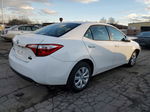 2015 Toyota Corolla L White vin: 2T1BURHE6FC407952