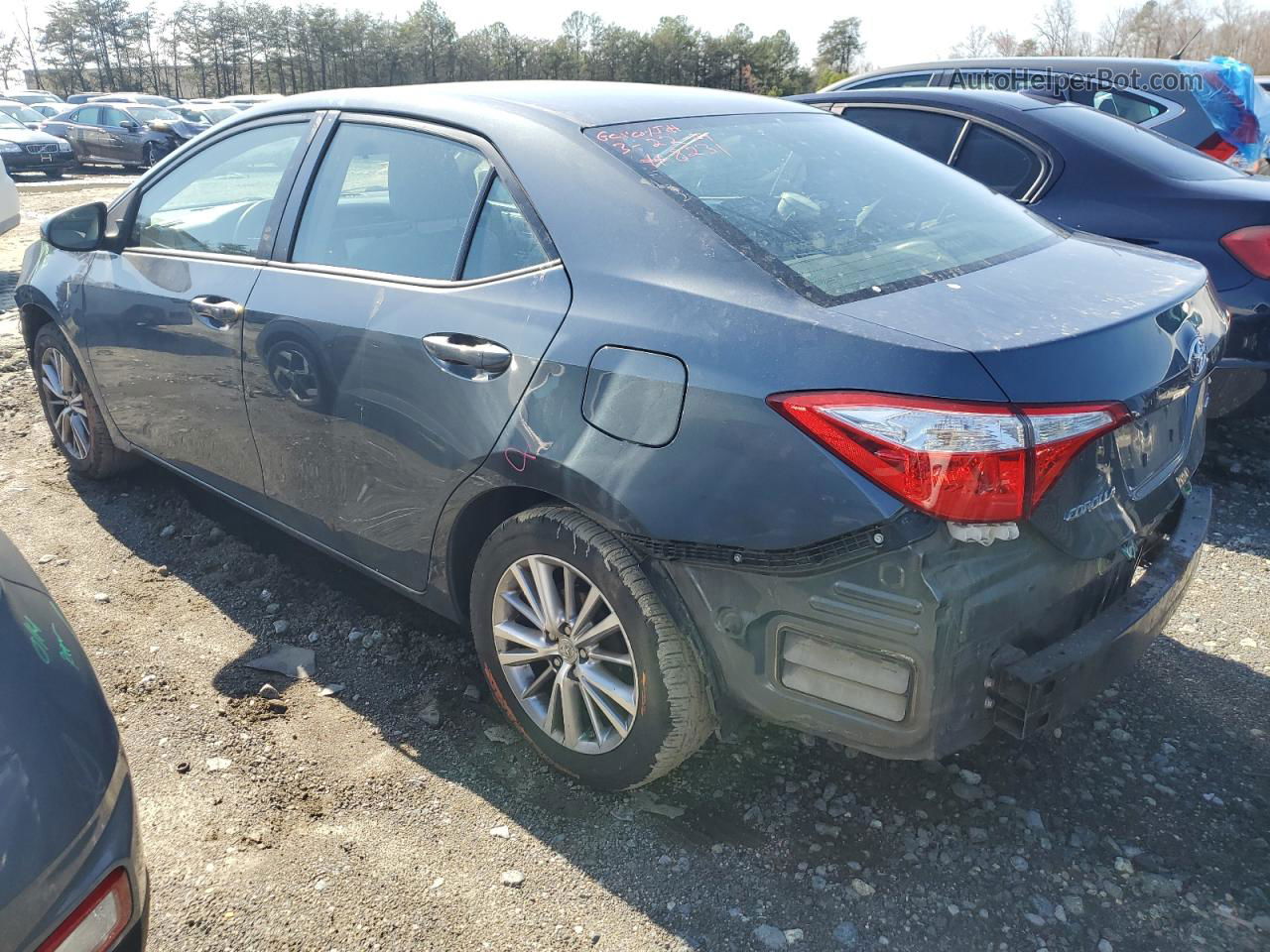 2015 Toyota Corolla L Charcoal vin: 2T1BURHE6FC408146