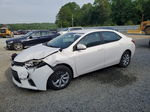 2015 Toyota Corolla L White vin: 2T1BURHE6FC417736