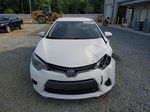 2015 Toyota Corolla L Белый vin: 2T1BURHE6FC417736