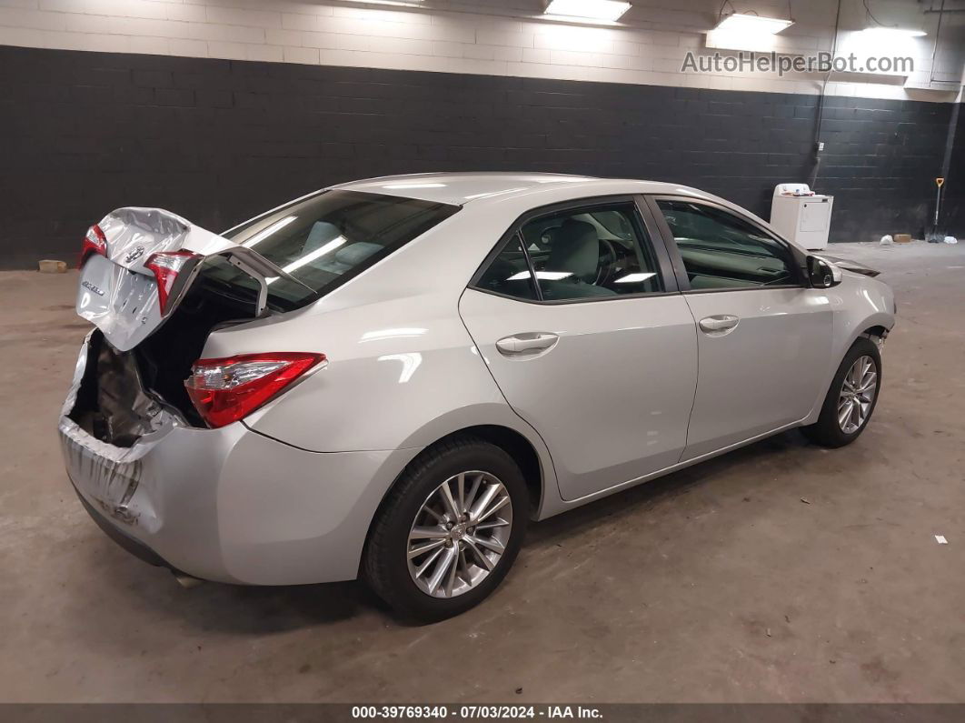 2015 Toyota Corolla Le Plus Silver vin: 2T1BURHE6FC422497