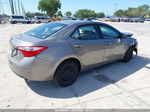 2015 Toyota Corolla Le Gray vin: 2T1BURHE6FC428297