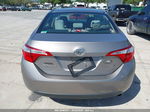 2015 Toyota Corolla Le Gray vin: 2T1BURHE6FC428297