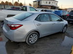 2015 Toyota Corolla L Silver vin: 2T1BURHE6FC435153