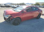 2015 Toyota Corolla L Red vin: 2T1BURHE6FC446976