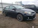 2015 Toyota Corolla L Black vin: 2T1BURHE6FC458934