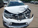 2015 Toyota Corolla Le White vin: 2T1BURHE6FC463776