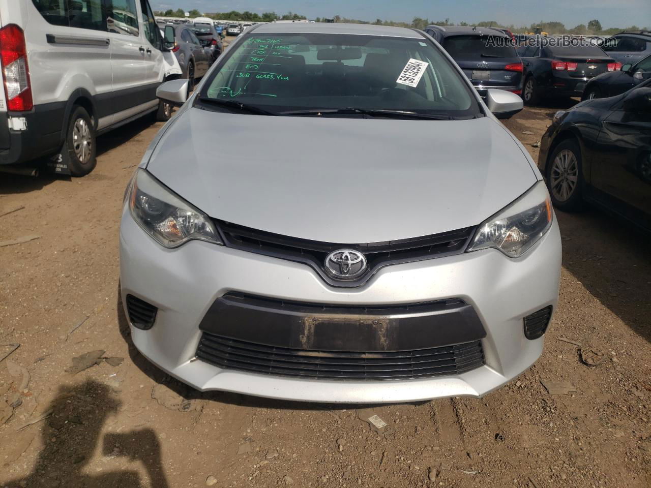 2015 Toyota Corolla L Silver vin: 2T1BURHE6FC474003