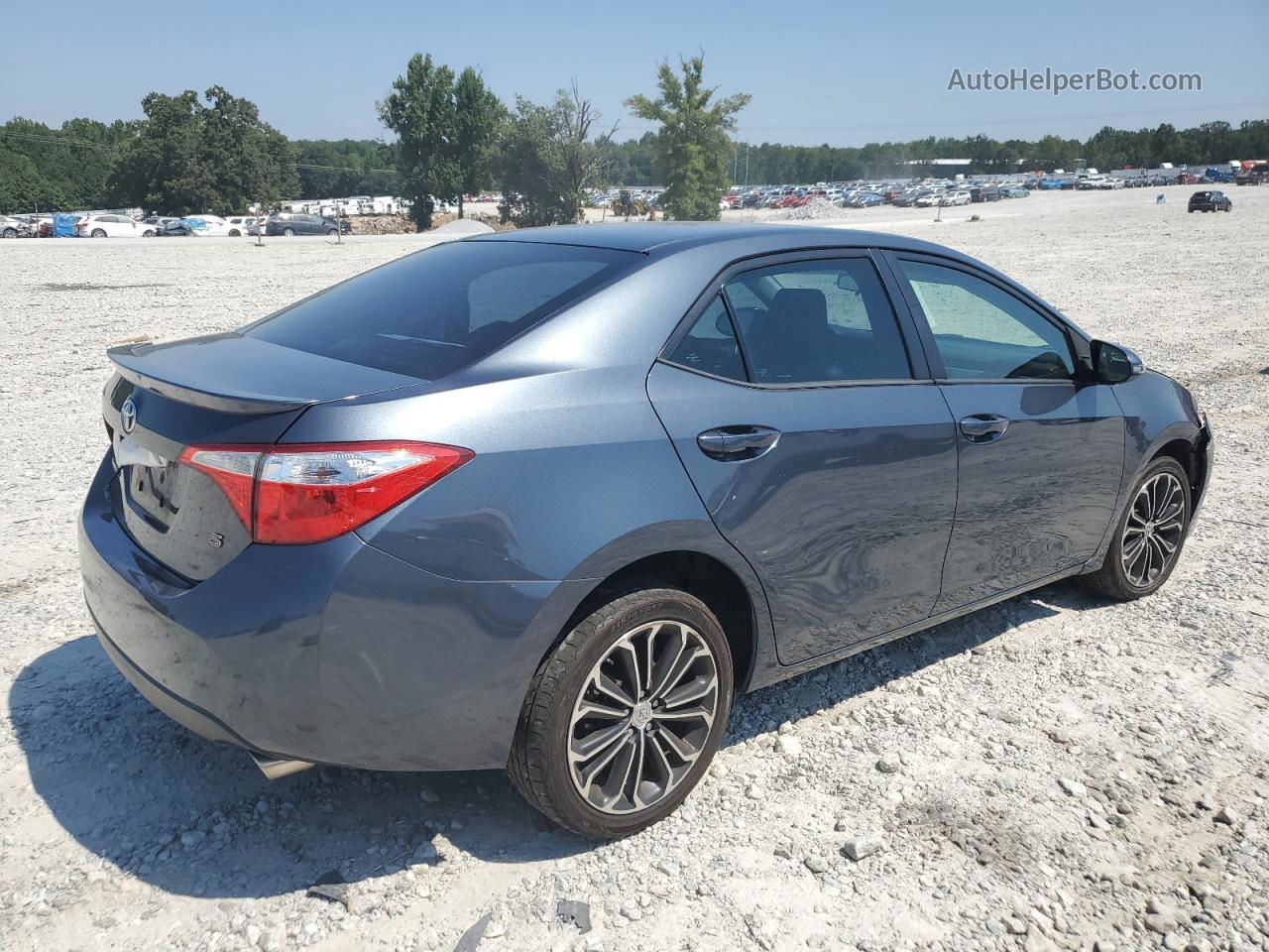 2016 Toyota Corolla L Угольный vin: 2T1BURHE6GC490056