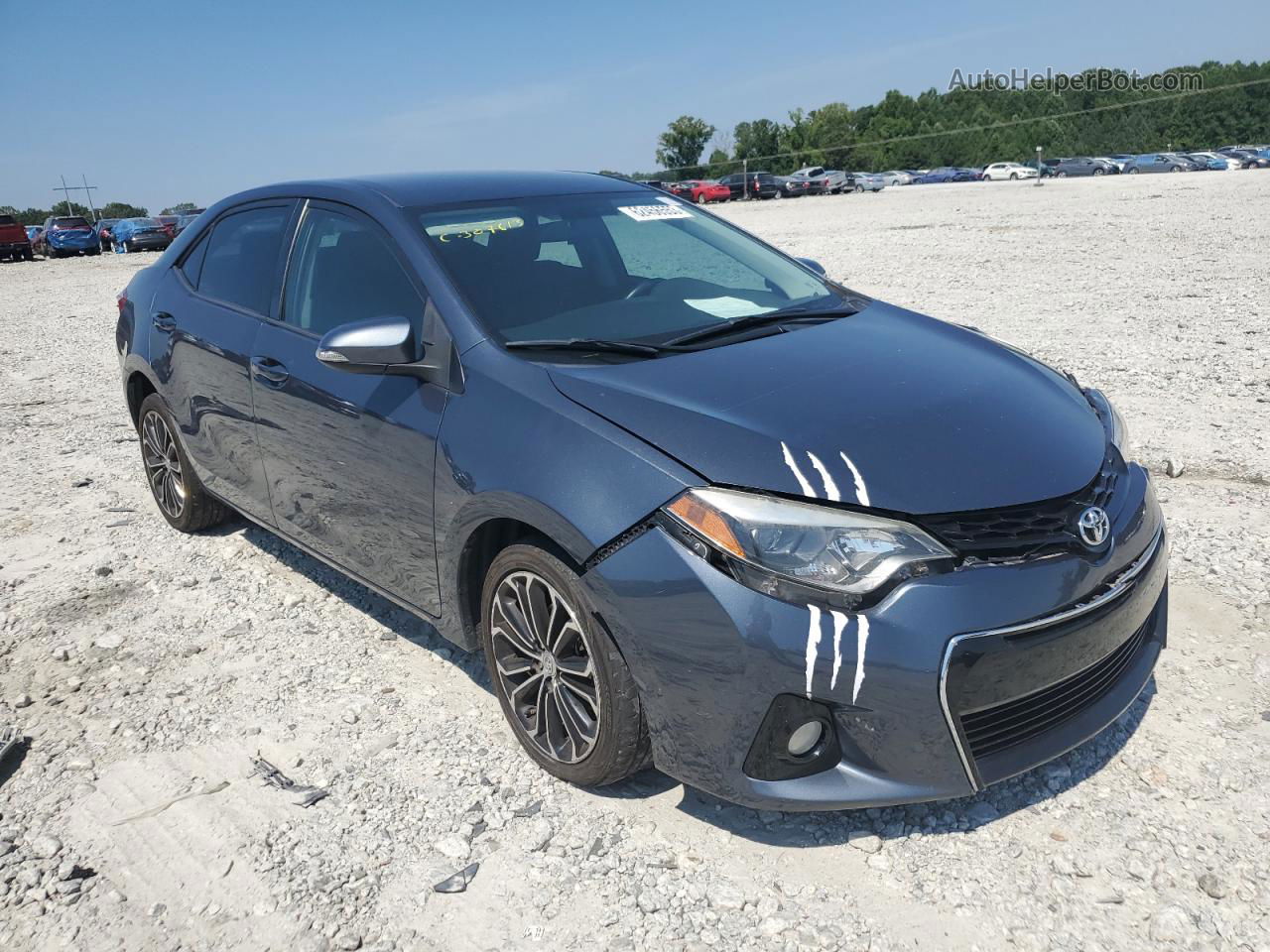 2016 Toyota Corolla L Charcoal vin: 2T1BURHE6GC490056