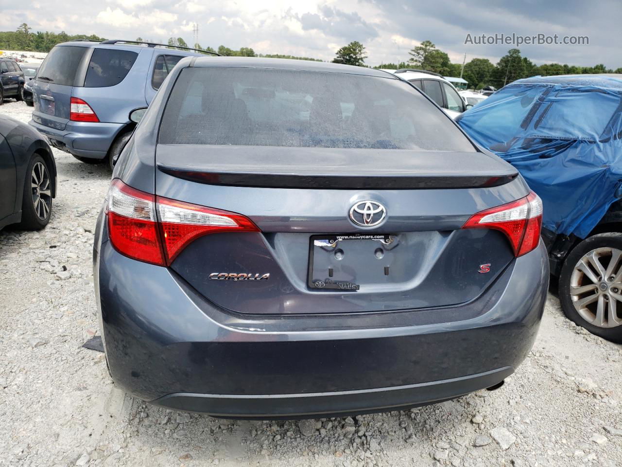 2016 Toyota Corolla L Charcoal vin: 2T1BURHE6GC490056