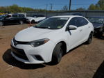 2016 Toyota Corolla L Белый vin: 2T1BURHE6GC500892