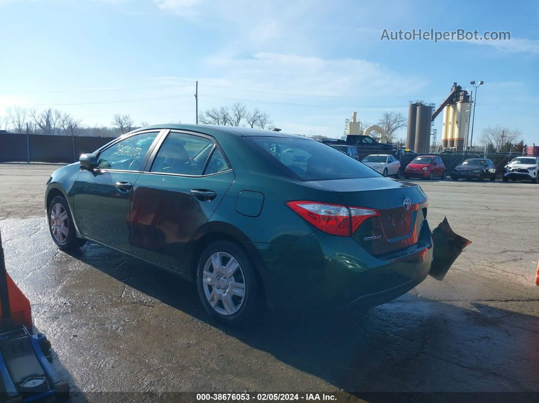 2016 Toyota Corolla Le Green vin: 2T1BURHE6GC503906