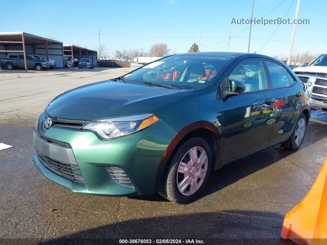 2016 Toyota Corolla Le Green vin: 2T1BURHE6GC503906