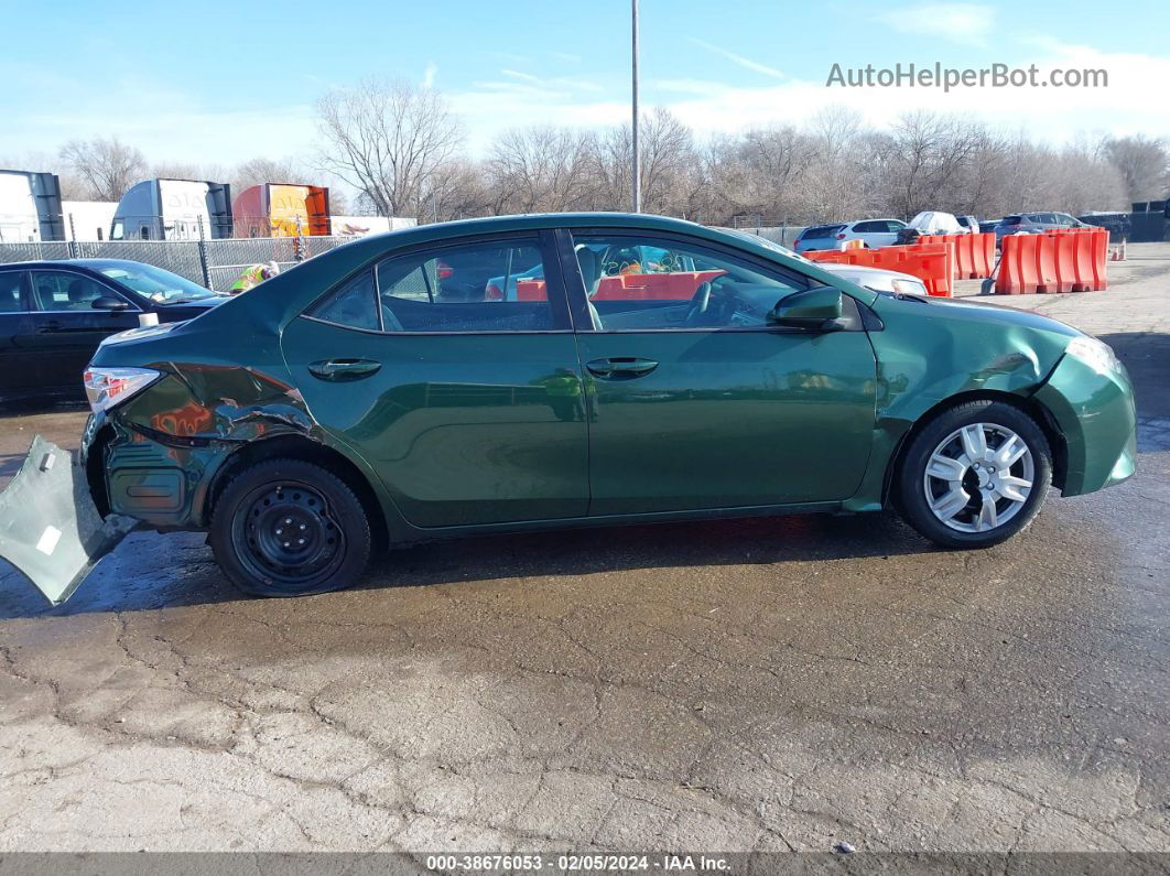 2016 Toyota Corolla Le Green vin: 2T1BURHE6GC503906