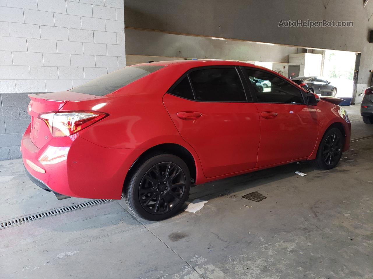 2016 Toyota Corolla L Красный vin: 2T1BURHE6GC543709