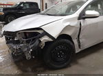 2016 Toyota Corolla Le Серебряный vin: 2T1BURHE6GC544181