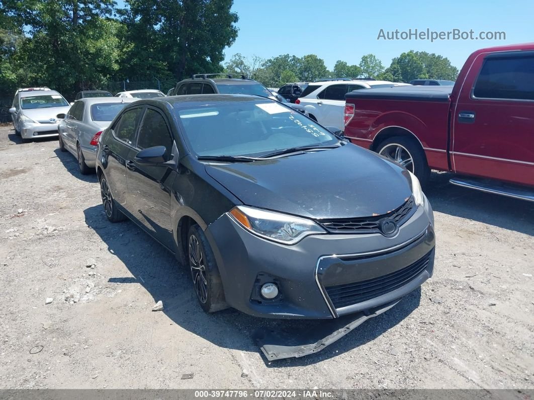 2016 Toyota Corolla S Plus Черный vin: 2T1BURHE6GC554922