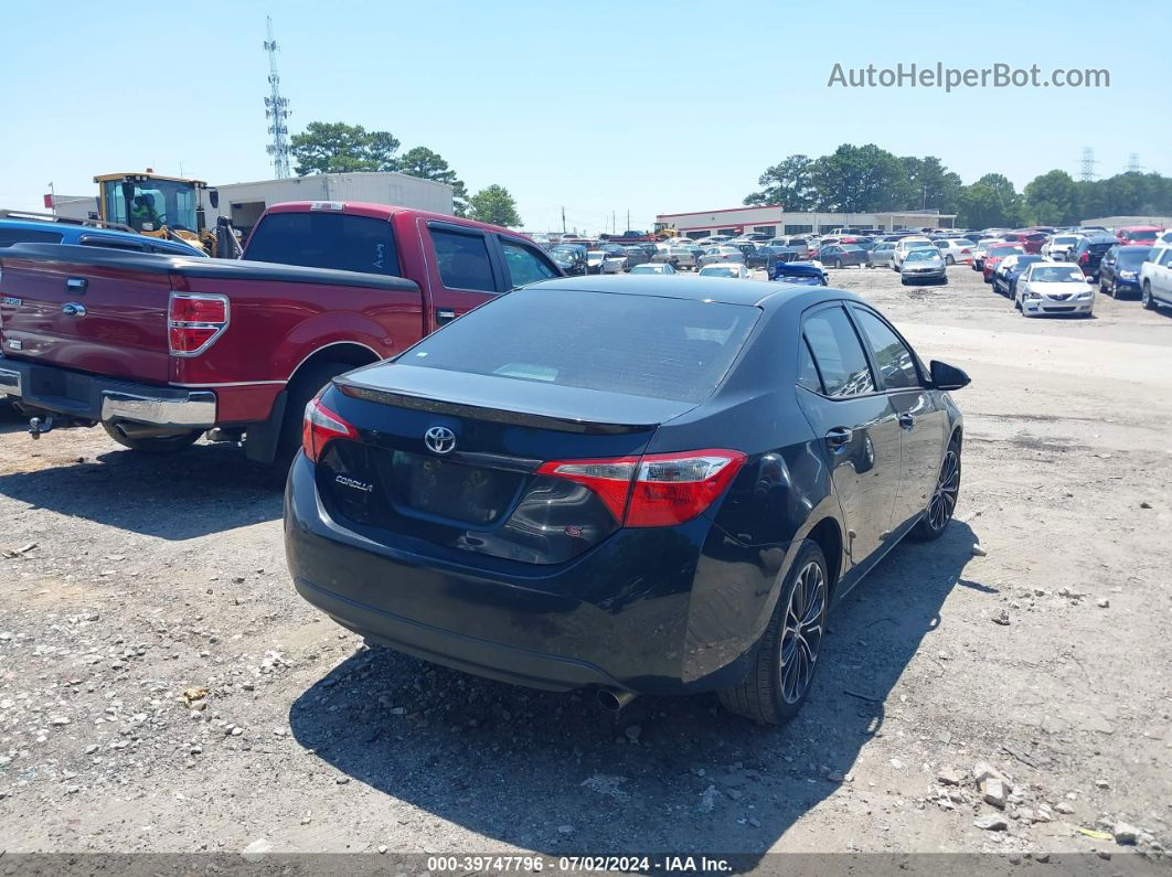 2016 Toyota Corolla S Plus Black vin: 2T1BURHE6GC554922