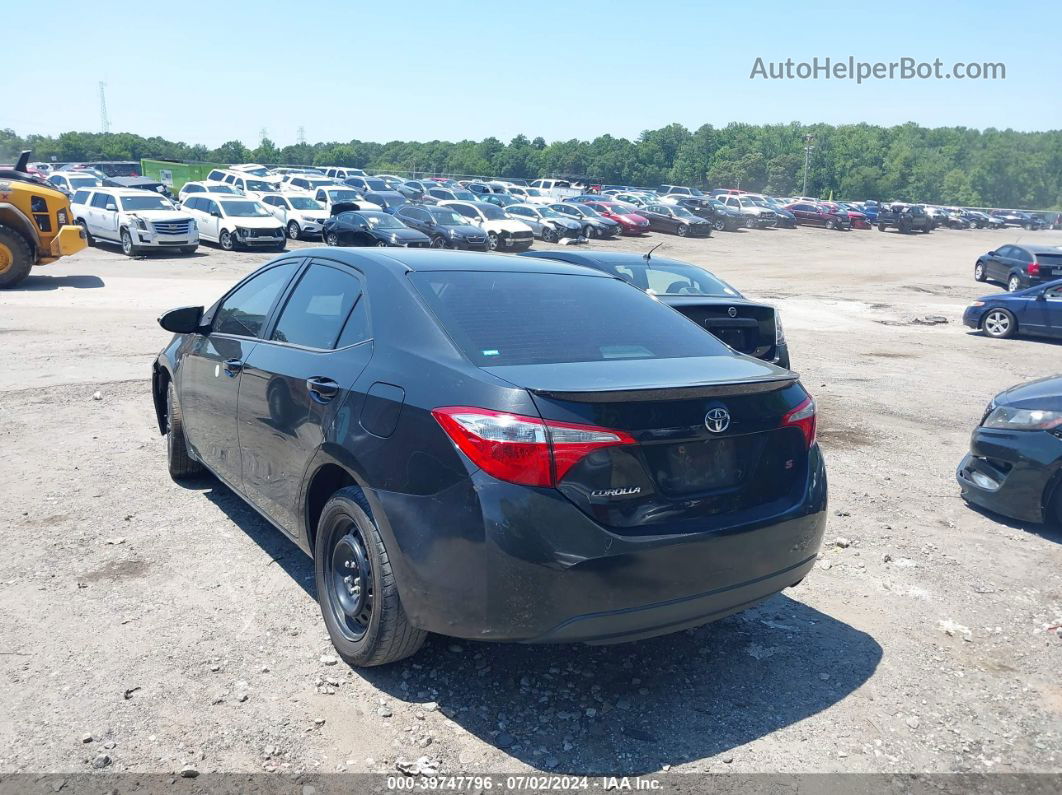 2016 Toyota Corolla S Plus Black vin: 2T1BURHE6GC554922