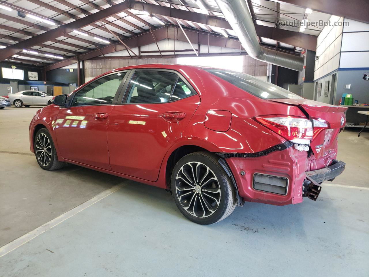 2016 Toyota Corolla L Red vin: 2T1BURHE6GC610602