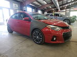 2016 Toyota Corolla L Red vin: 2T1BURHE6GC610602