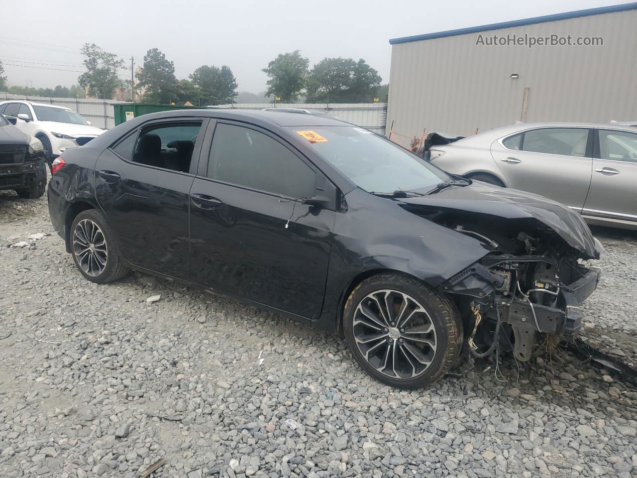 2016 Toyota Corolla L Charcoal vin: 2T1BURHE6GC611233