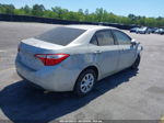 2016 Toyota Corolla L Silver vin: 2T1BURHE6GC630364